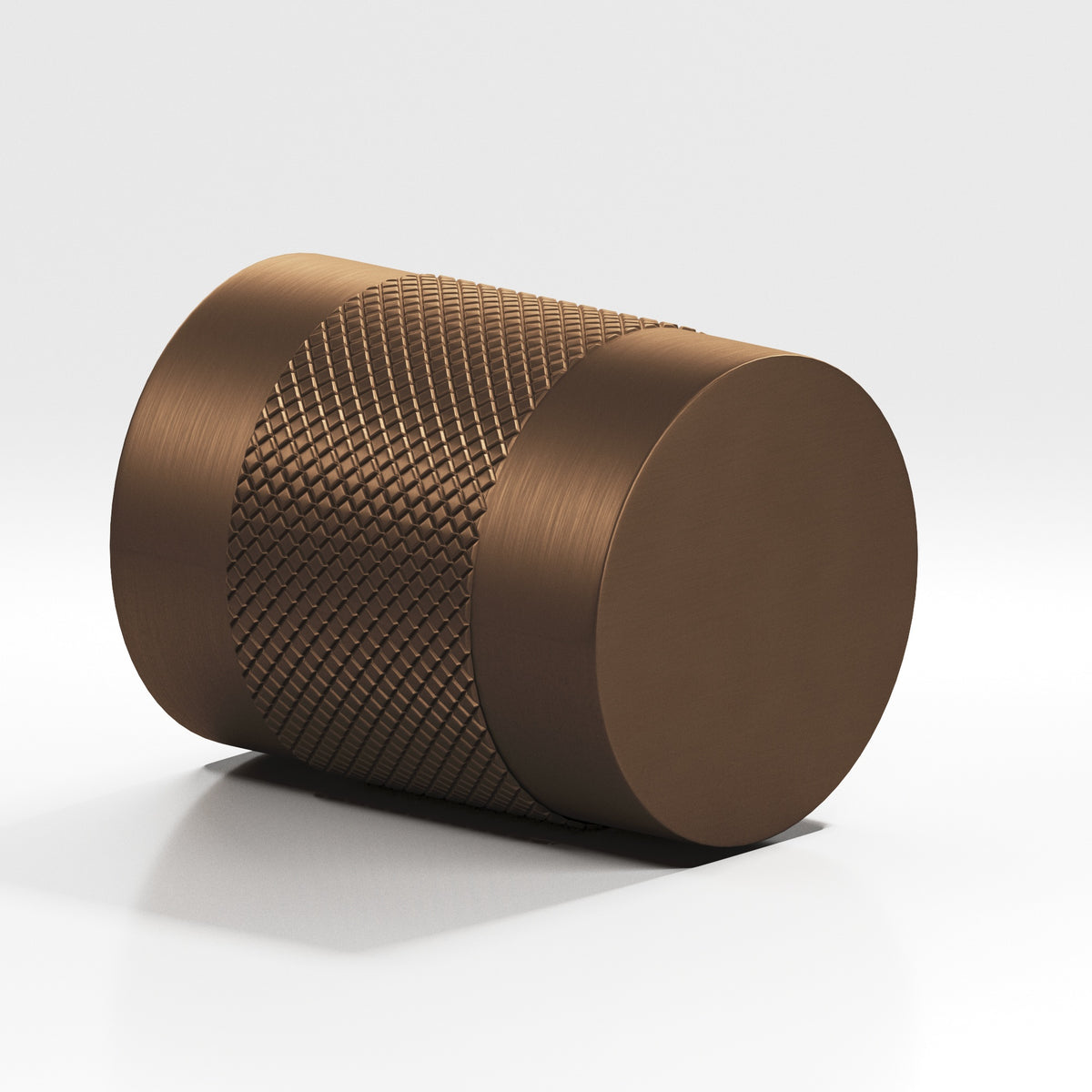 Colonial Bronze 560 Diamond-Knurled Cylinder Knob, 3/4 in Diameter - Matte Oil Rubbed Bronze