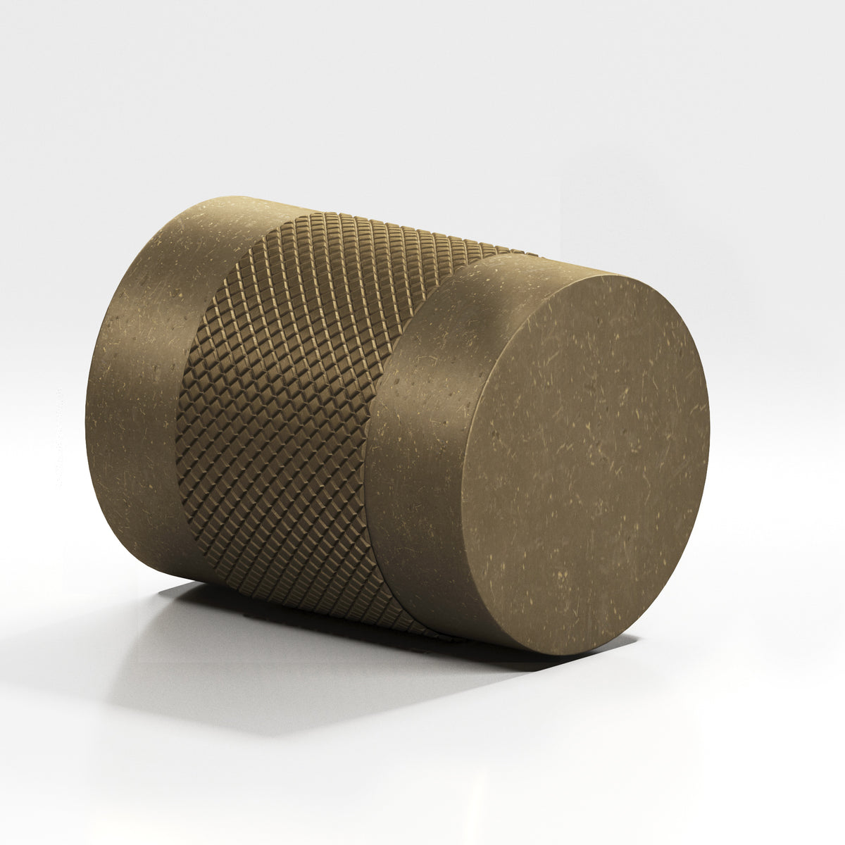 Colonial Bronze 560 Diamond-Knurled Cylinder Knob, 3/4 in Diameter - Distressed Oil Rubbed Bronze