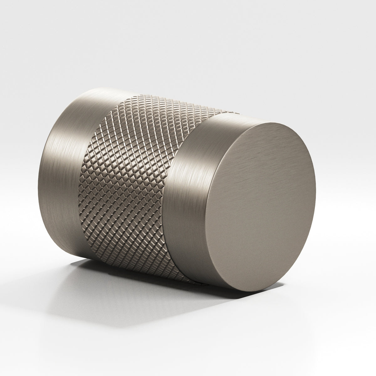 Colonial Bronze 562BB Diamond-Knurled Cylinder Back-to-Back Shower Door Knob Kit, 1-1/4 in Diameter - Matte Pewter
