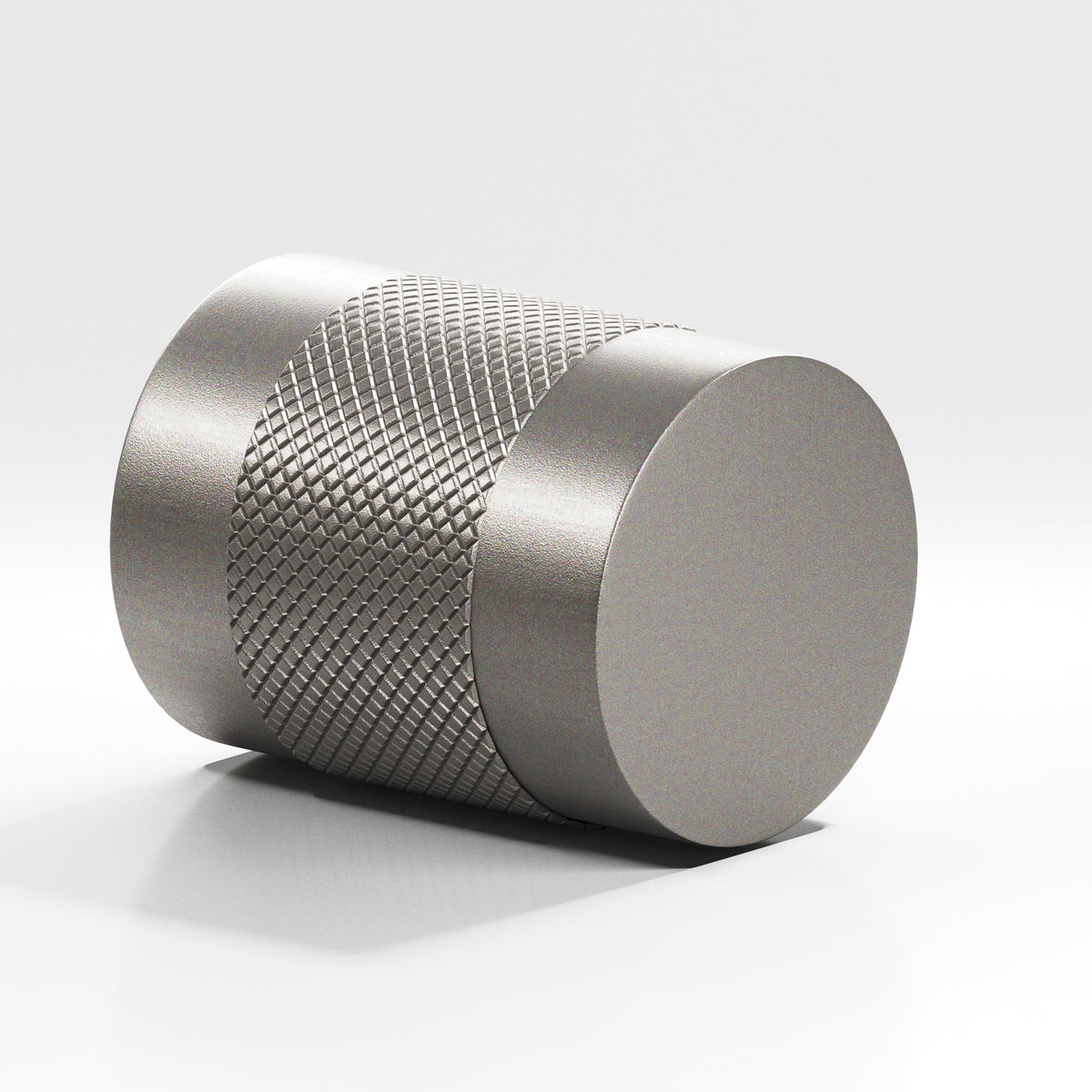 Colonial Bronze 560BB Diamond-Knurled Cylinder Back-to-Back Shower Door Knob Kit, 3/4 in Diameter - Frost Nickel™