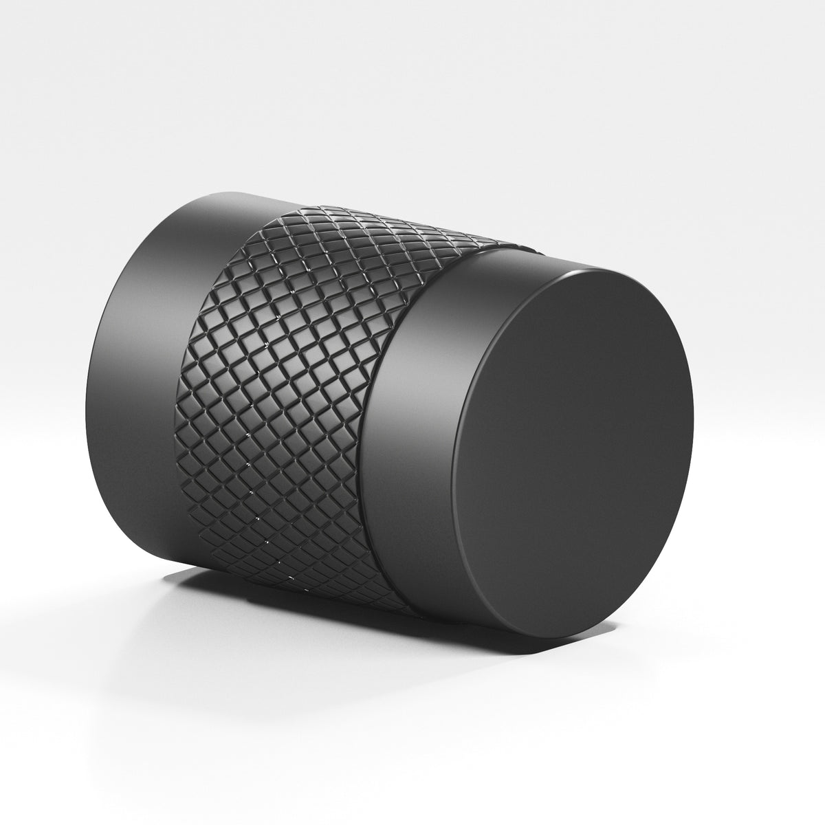 Colonial Bronze 562BB Diamond-Knurled Cylinder Back-to-Back Shower Door Knob Kit, 1-1/4 in Diameter - Matte Graphite