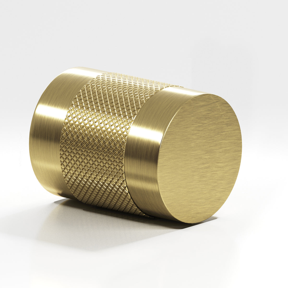 Colonial Bronze 562BB Diamond-Knurled Cylinder Back-to-Back Shower Door Knob Kit, 1-1/4 in Diameter - Antique Brass