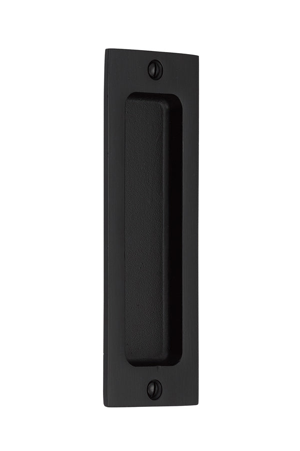 Sandcast Bronze Rustic Modern Rectangular Flush Pull