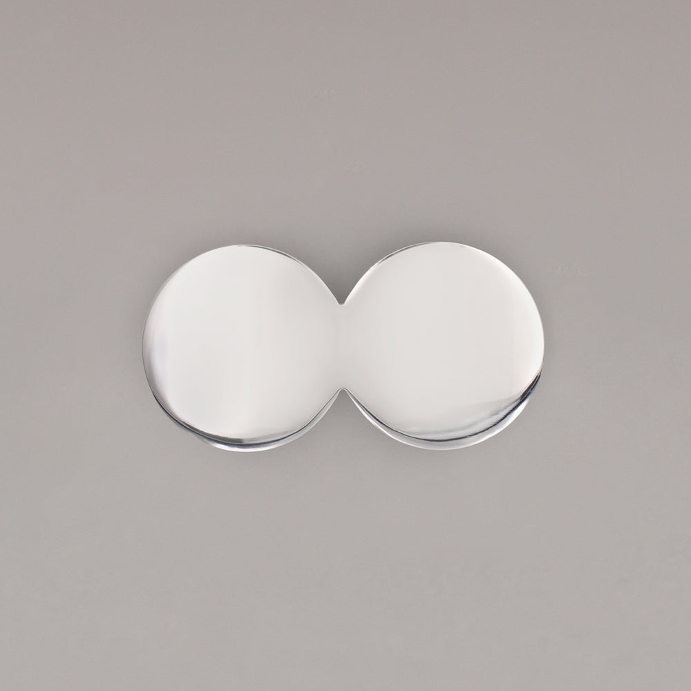 Hapny Duo Cabinet Pull - Polished Nickel