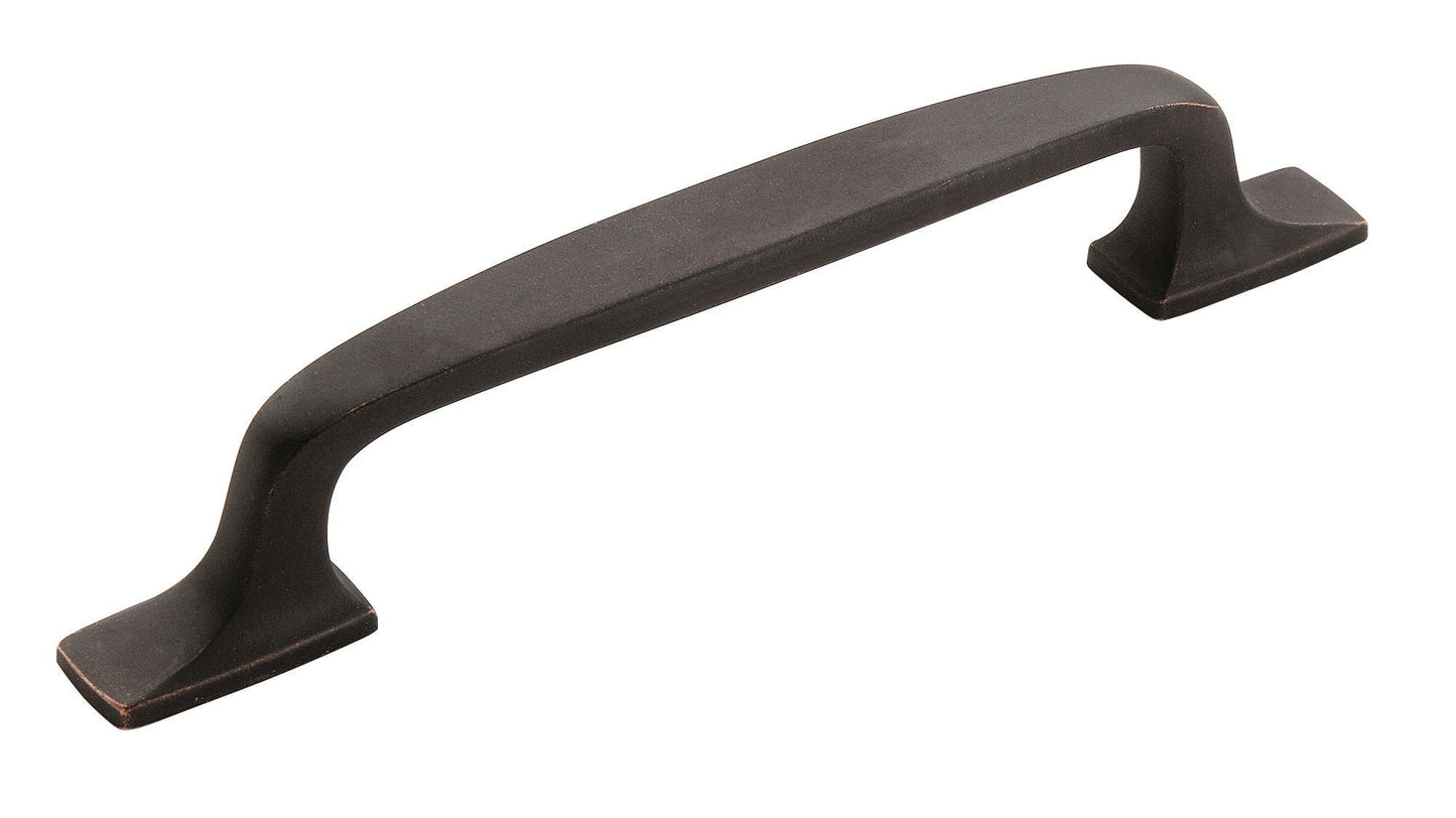 Amerock Highland Ridge Pull - 5-1/16 inch (128mm) CTC - Dark Oiled Bronze
