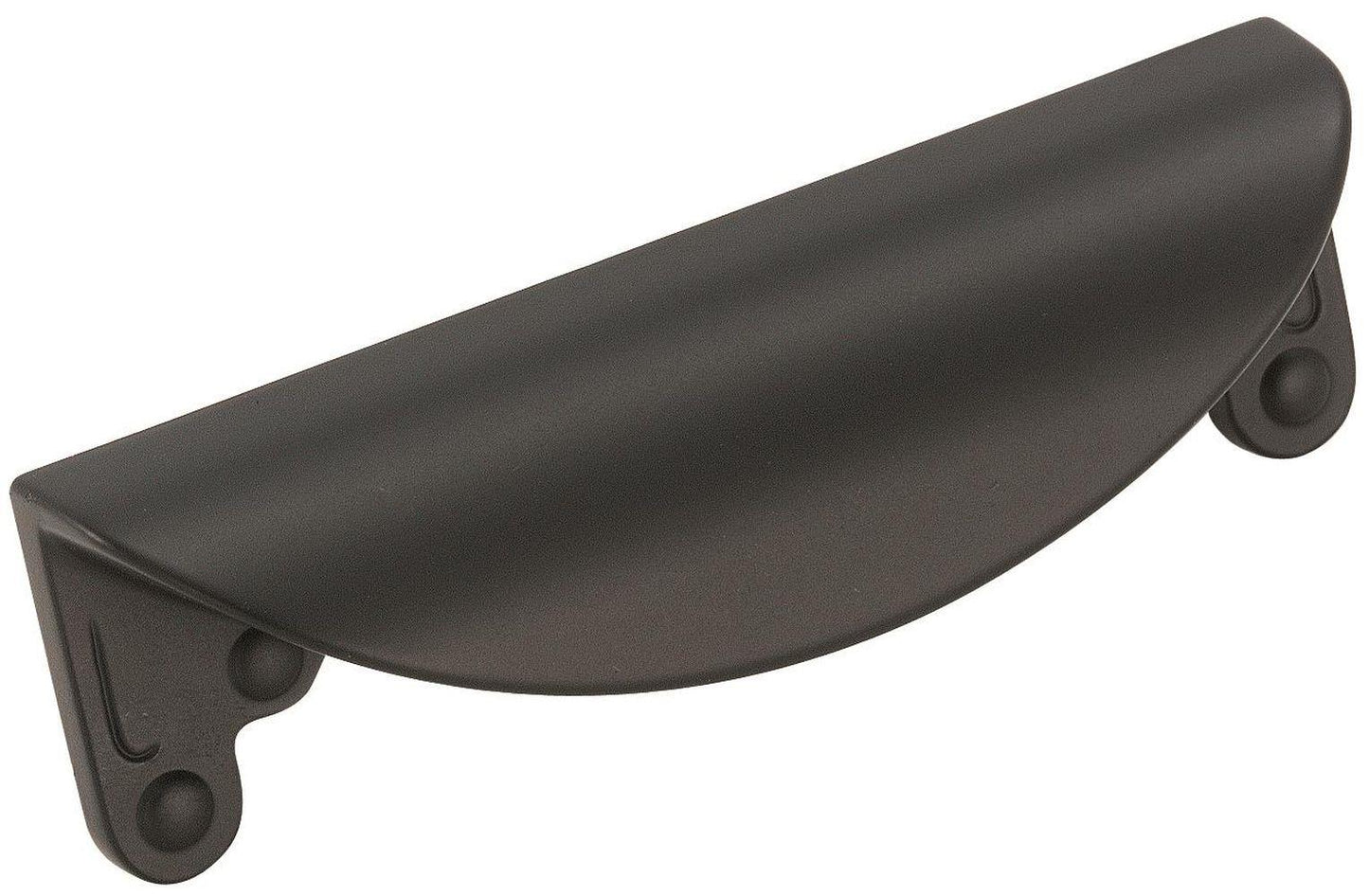 Amerock Inspirations Cup Pull - 3 inch (76mm) CTC - Matte Black