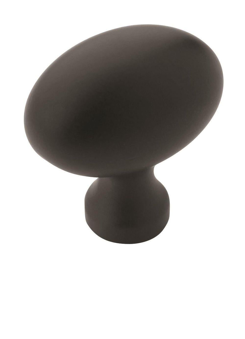Amerock Vaile Knob - 1-3/8 inch (35mm) Length - Matte Black