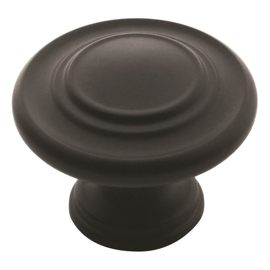 Amerock Inspirations Cabinet Knob - Matte Black