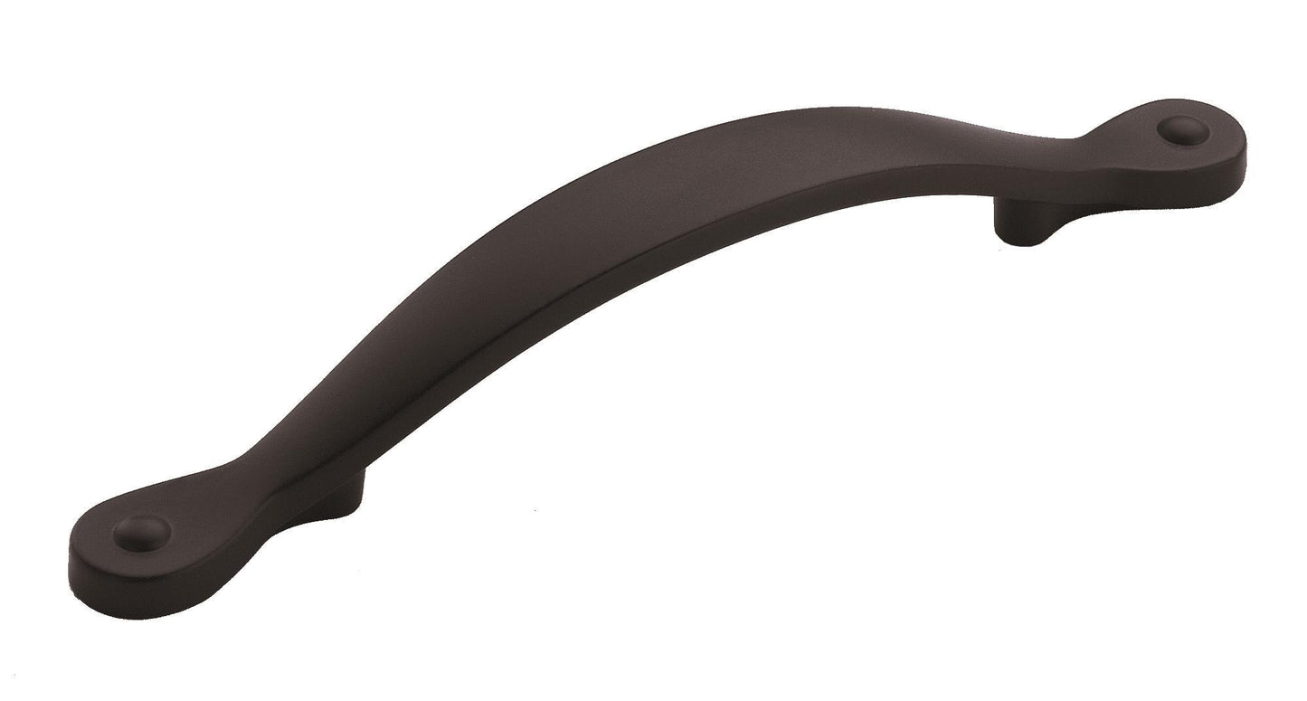 Amerock Inspirations Pull - 3-3/4 inch (96mm) CTC - Matte Black
