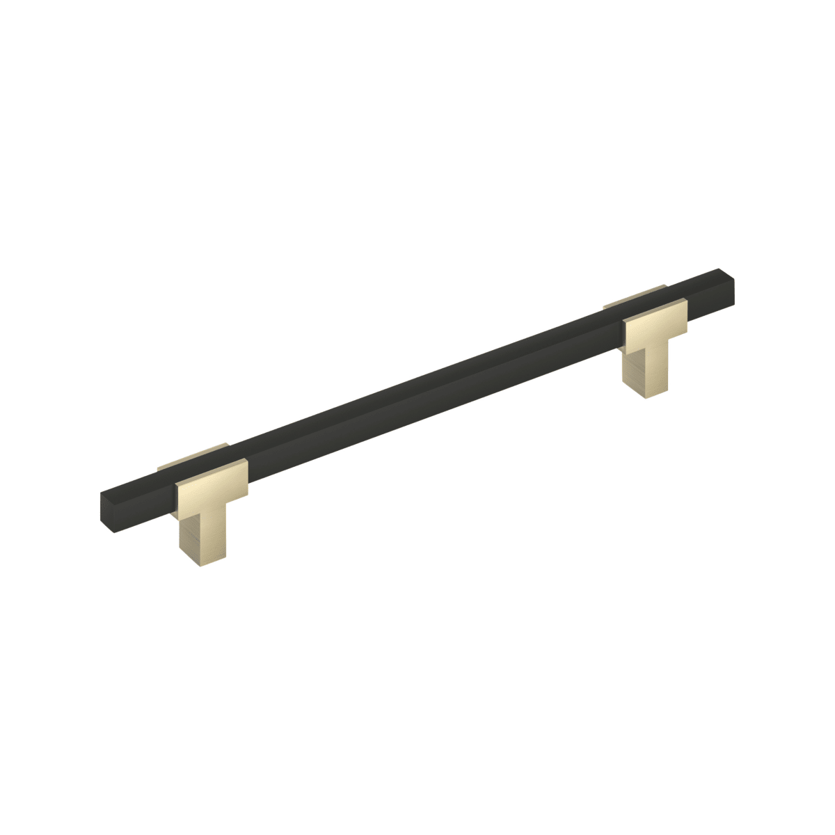 Amerock Urbanite Cabinet Pull - Golden Champagne/Matte Black