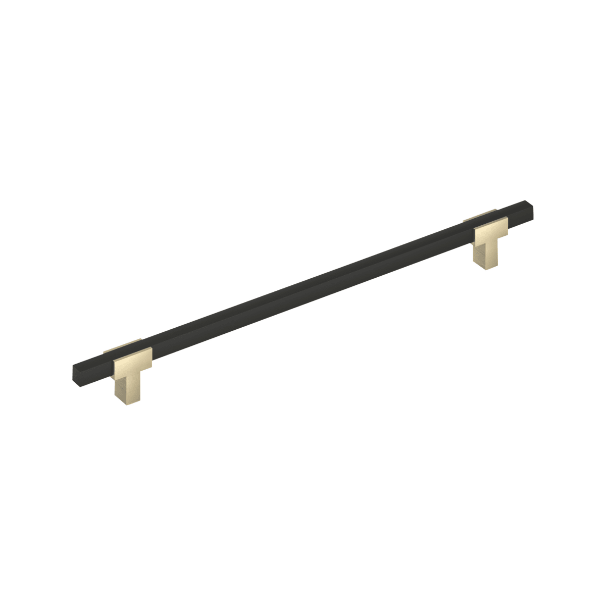 Amerock Urbanite Cabinet Pull - Golden Champagne/Matte Black