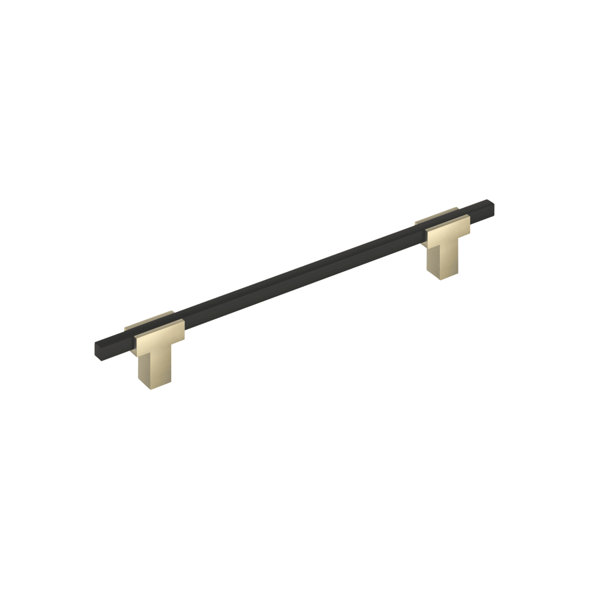 Amerock Urbanite Cabinet Pull - Golden Champagne/Matte Black