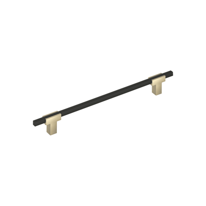 Amerock Urbanite Cabinet Pull - Golden Champagne/Matte Black