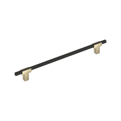 Amerock Urbanite Cabinet Pull - Golden Champagne/Matte Black