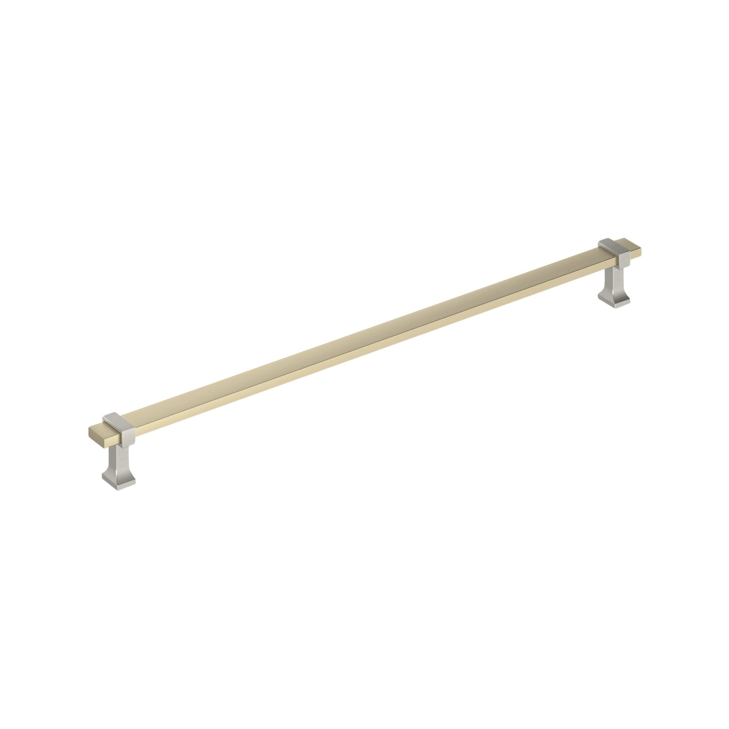 Amerock Overton Appliance Pull - 18 inch (457mm) CTC - Golden Champagne/Satin Nickel