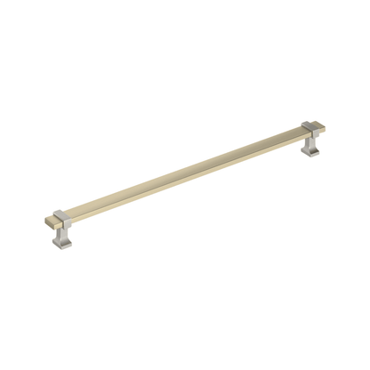 Amerock Overton Cabinet Pull - Golden Champagne/Satin Nickel