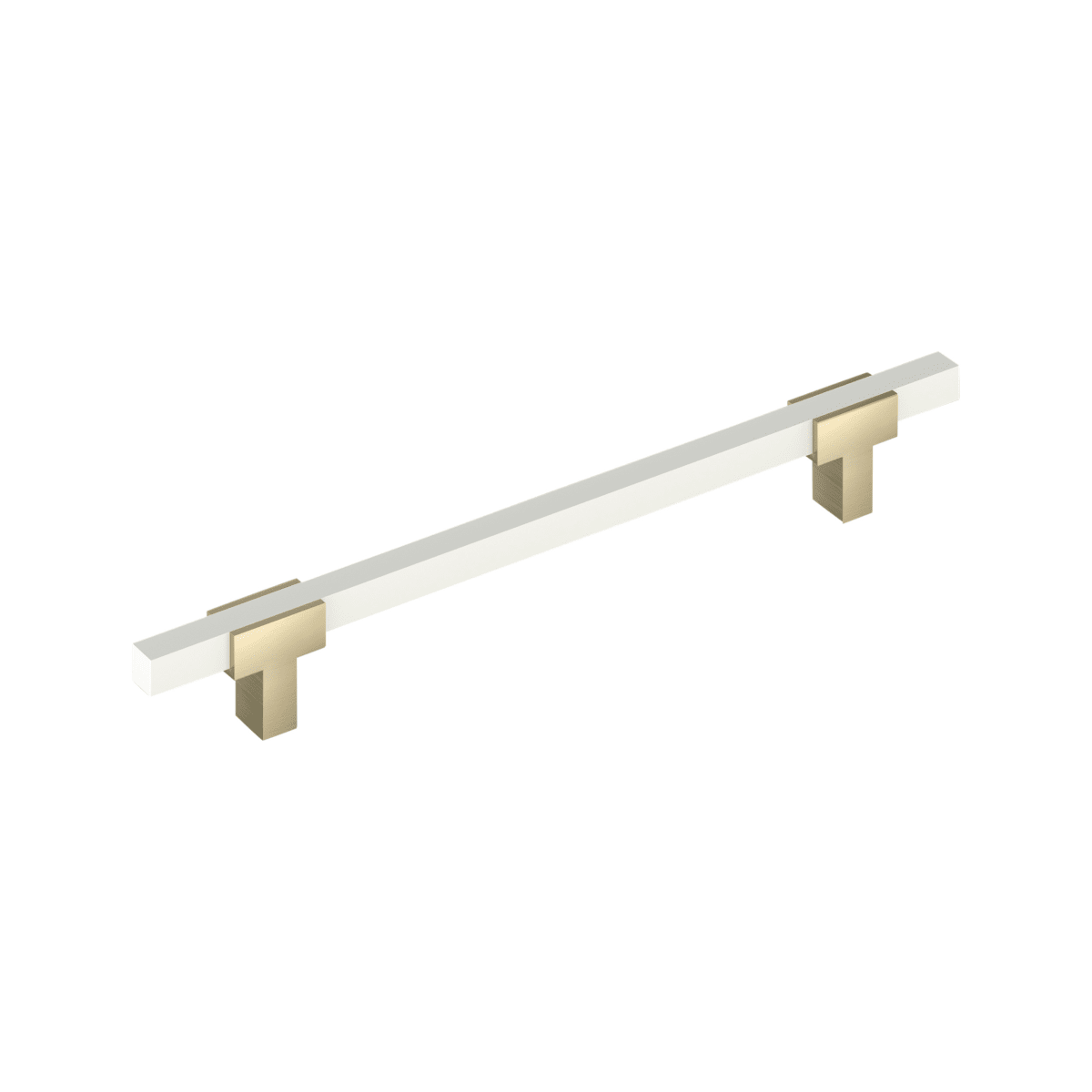 Amerock Urbanite Cabinet Pull - Golden Champagne/White