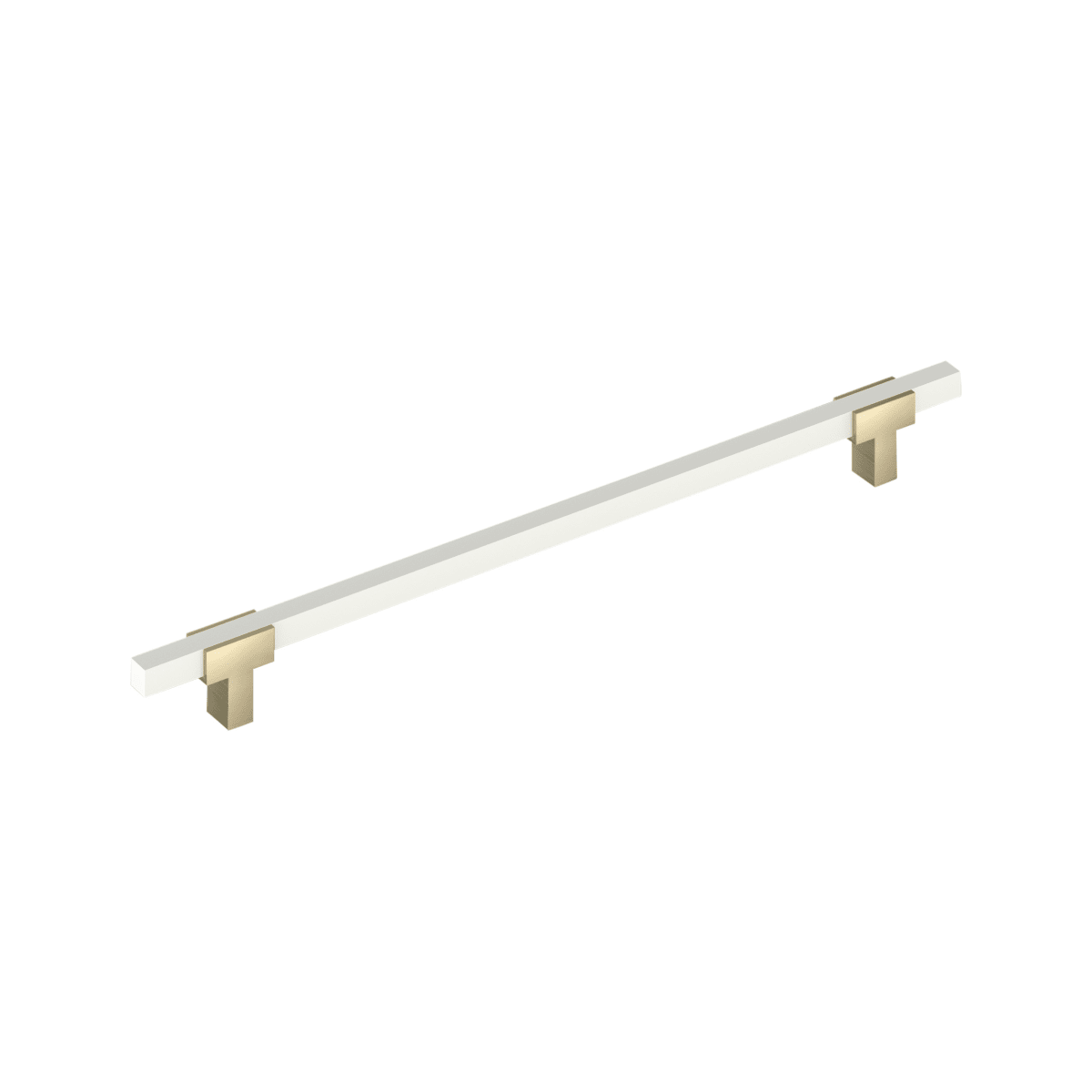 Amerock Urbanite Cabinet Pull - Golden Champagne/White