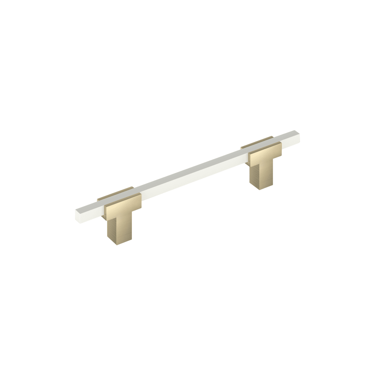 Amerock Urbanite Cabinet Pull - Golden Champagne/White