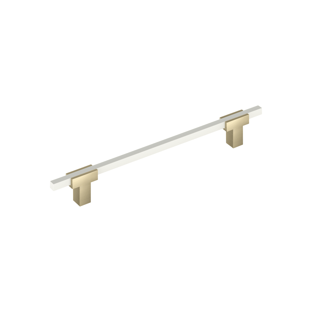 Amerock Urbanite Cabinet Pull - Golden Champagne/White