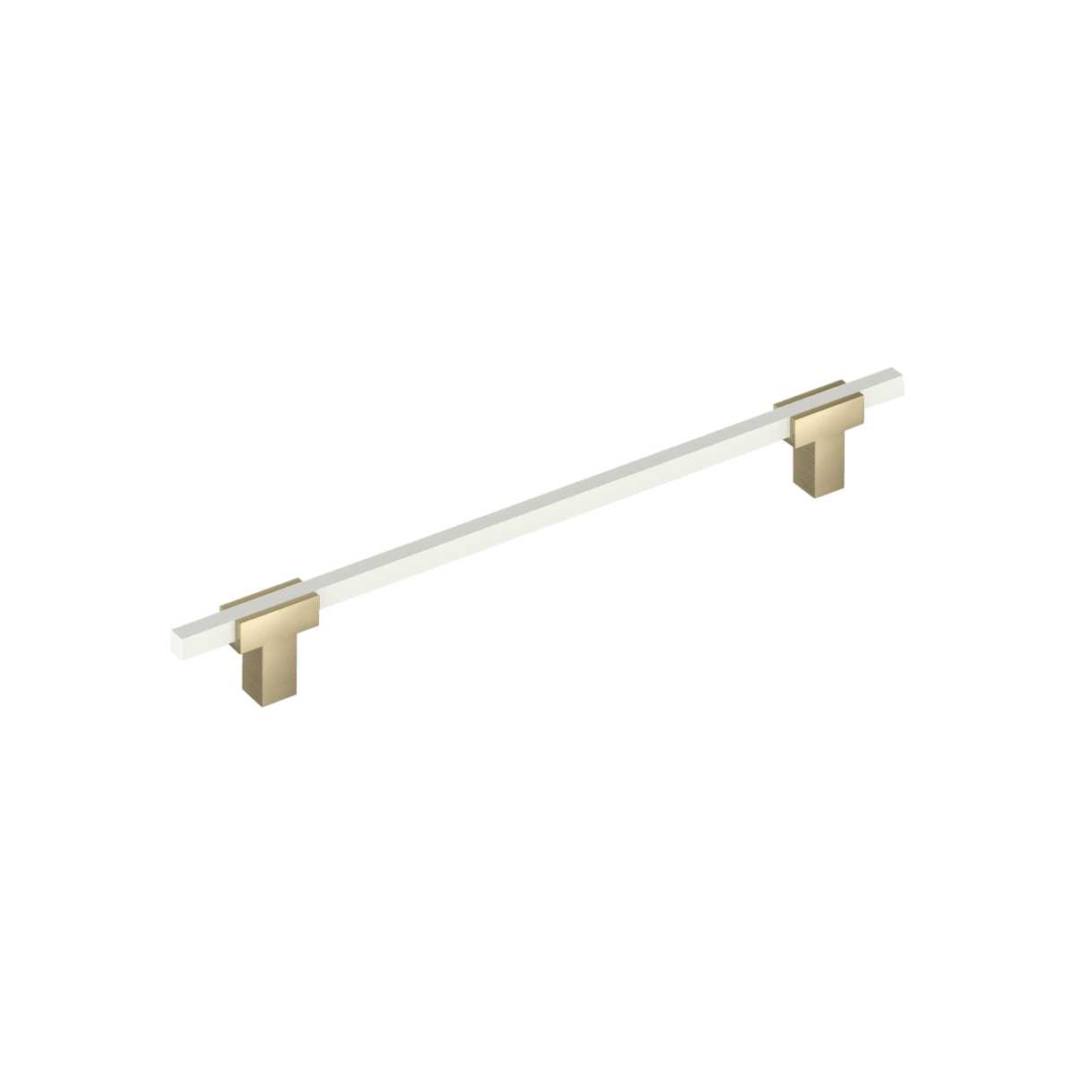Amerock Urbanite Cabinet Pull - Golden Champagne/White