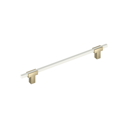 Amerock Urbanite Cabinet Pull - Golden Champagne/White