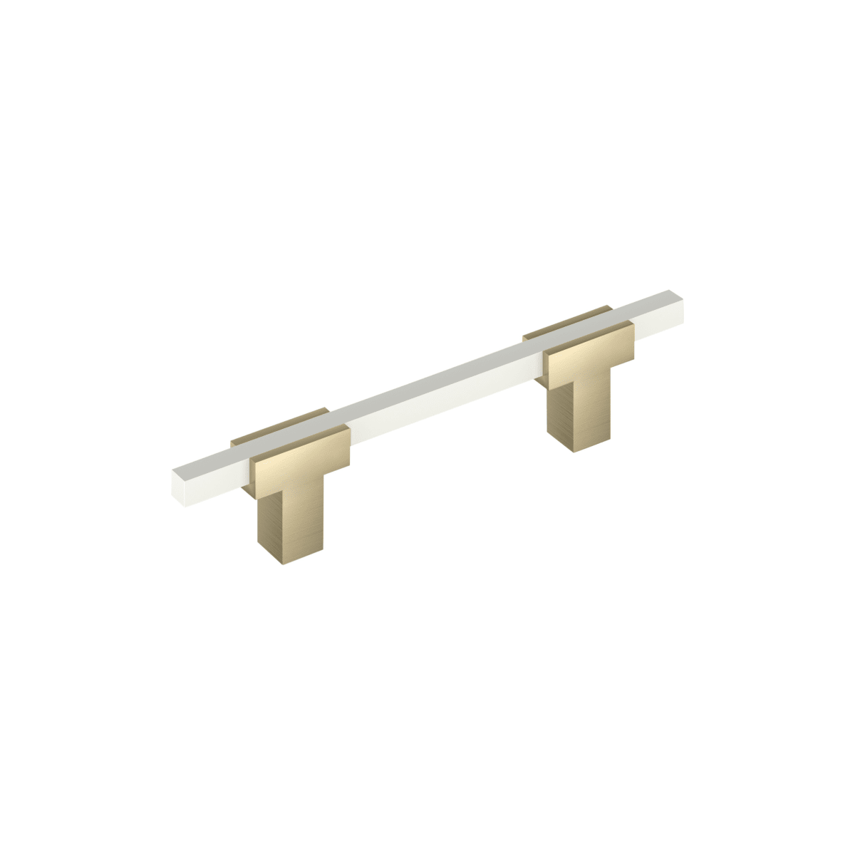 Amerock Urbanite Cabinet Pull - Golden Champagne/White