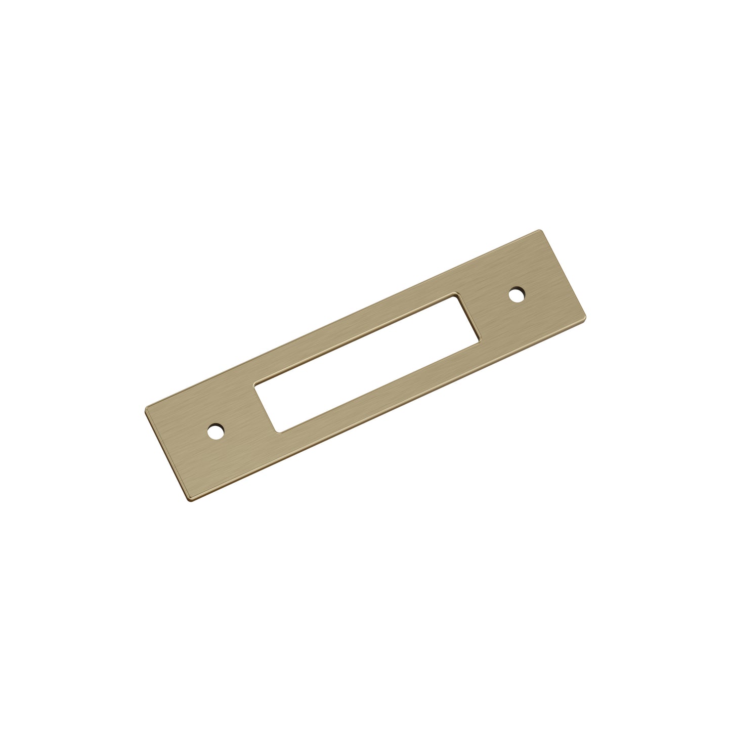 Amerock Medora Backplate - 3-3/4 inch (96mm) CTC - Golden Champagne