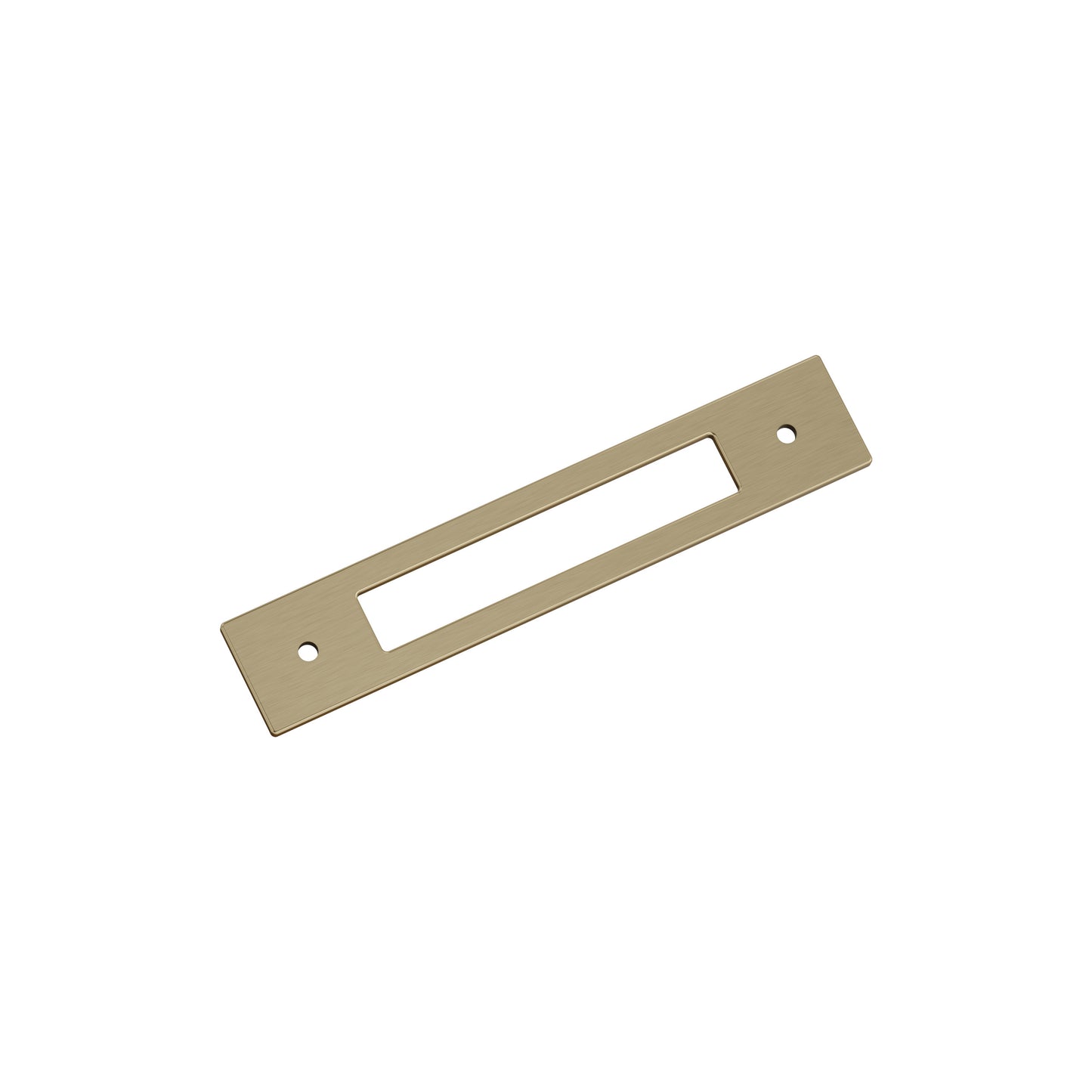 Amerock Medora Backplate - 5-1/16 inch (128mm) CTC - Golden Champagne