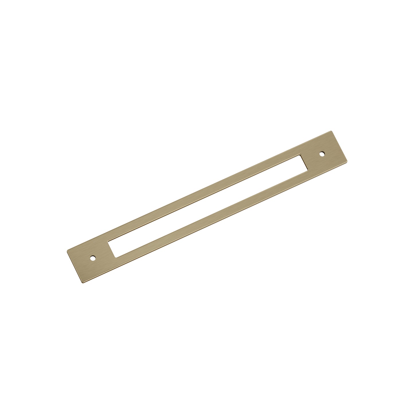 Amerock Medora Backplate - 8-13/16 inch (224mm) CTC - Golden Champagne