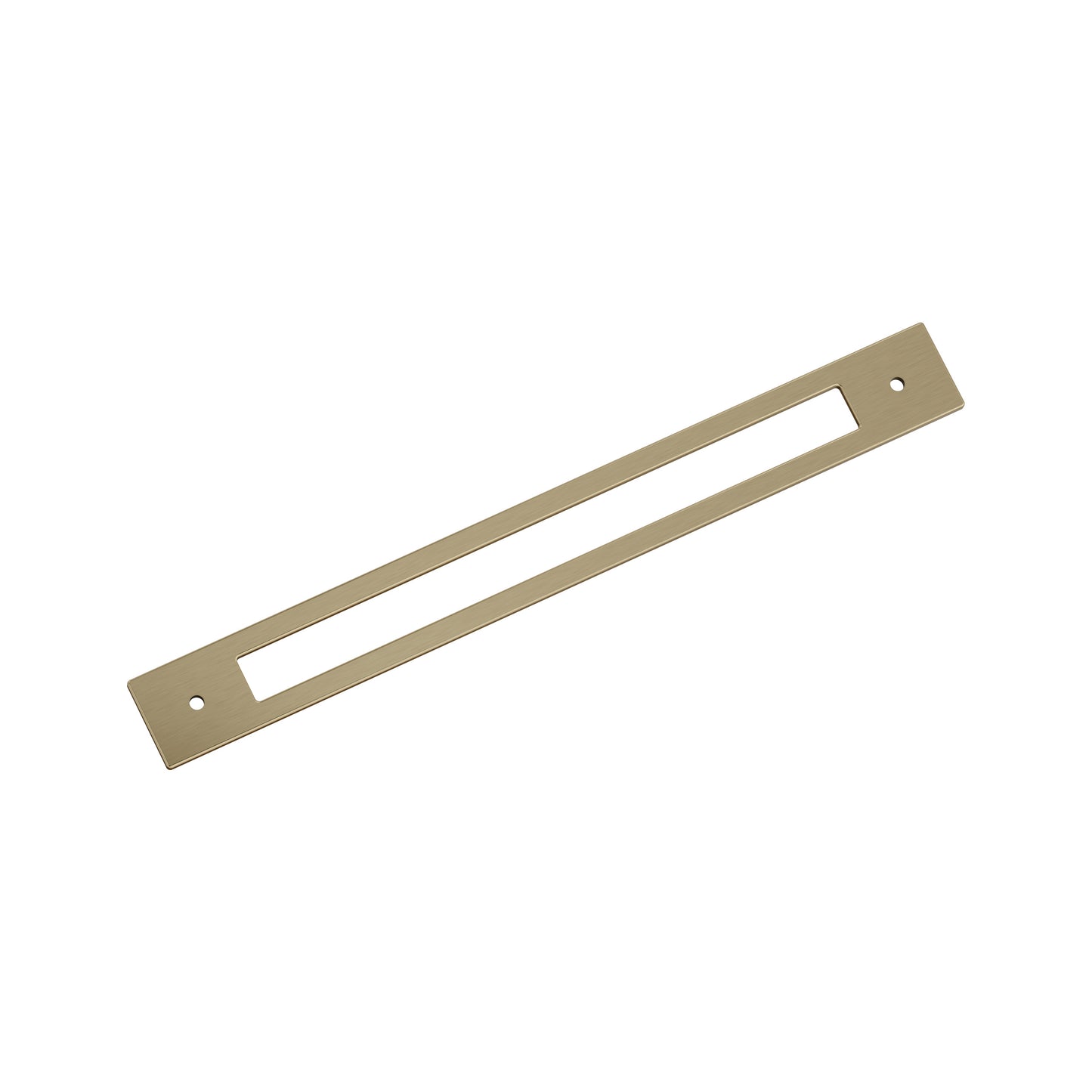 Amerock Medora Backplate - 10-1/16 inch (256mm) CTC - Golden Champagne