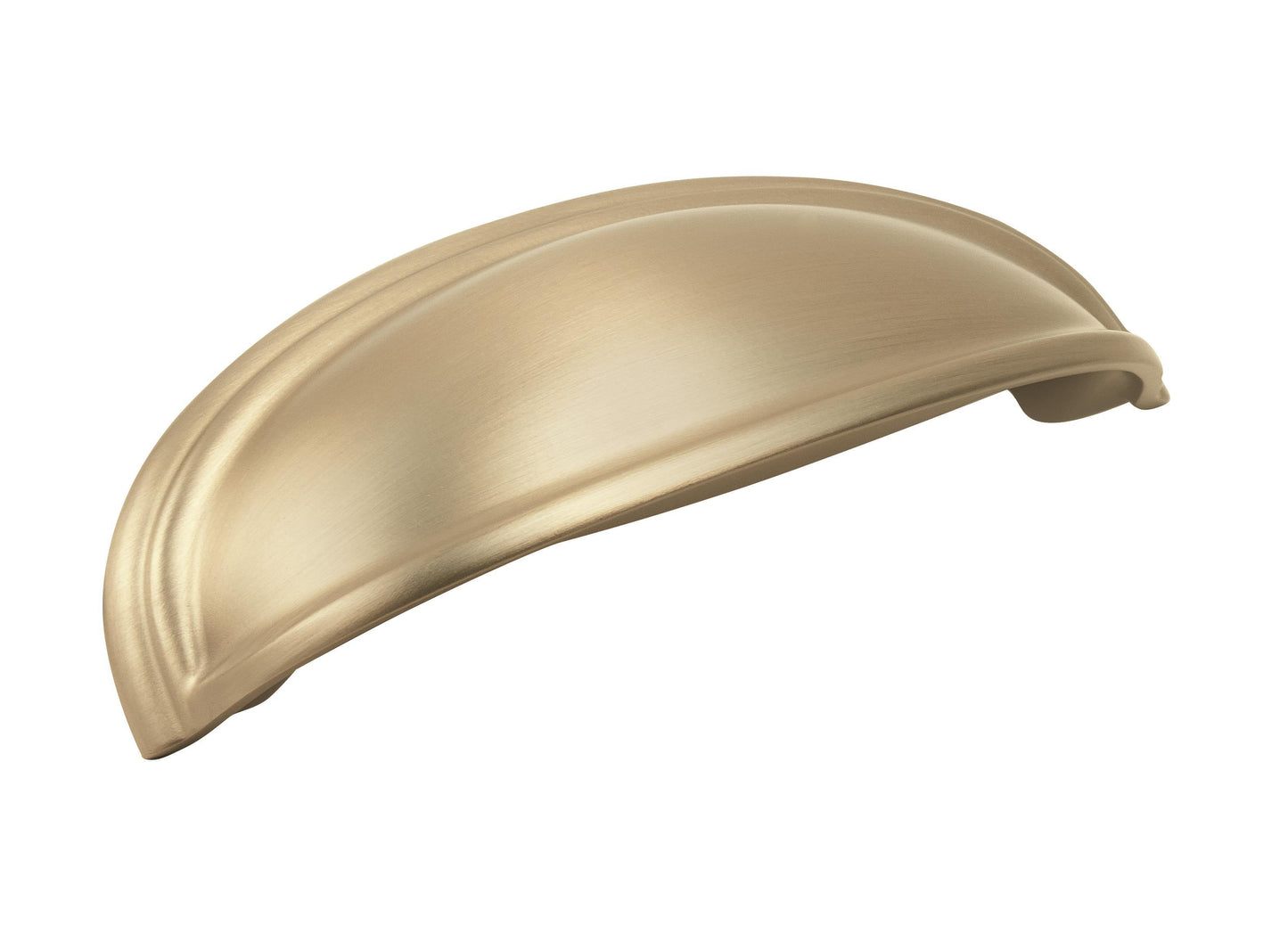 Amerock Ashby Cup Pull - 3 inch or 4 inch (76mm or 102mm) CTC - Golden Champagne