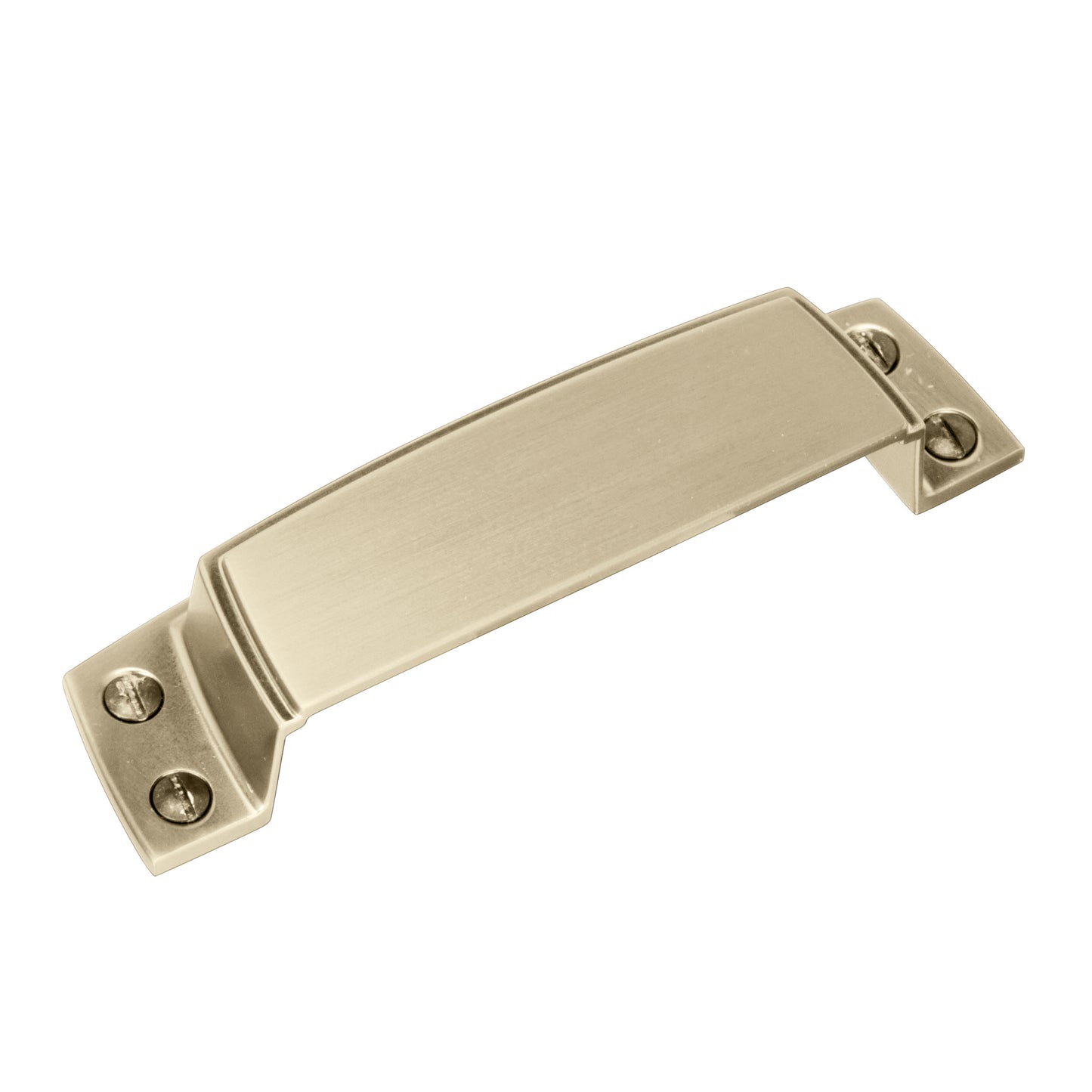 Amerock Highland Ridge Cup Pull - 3-1/2 inch (89mm) CTC - Golden Champagne