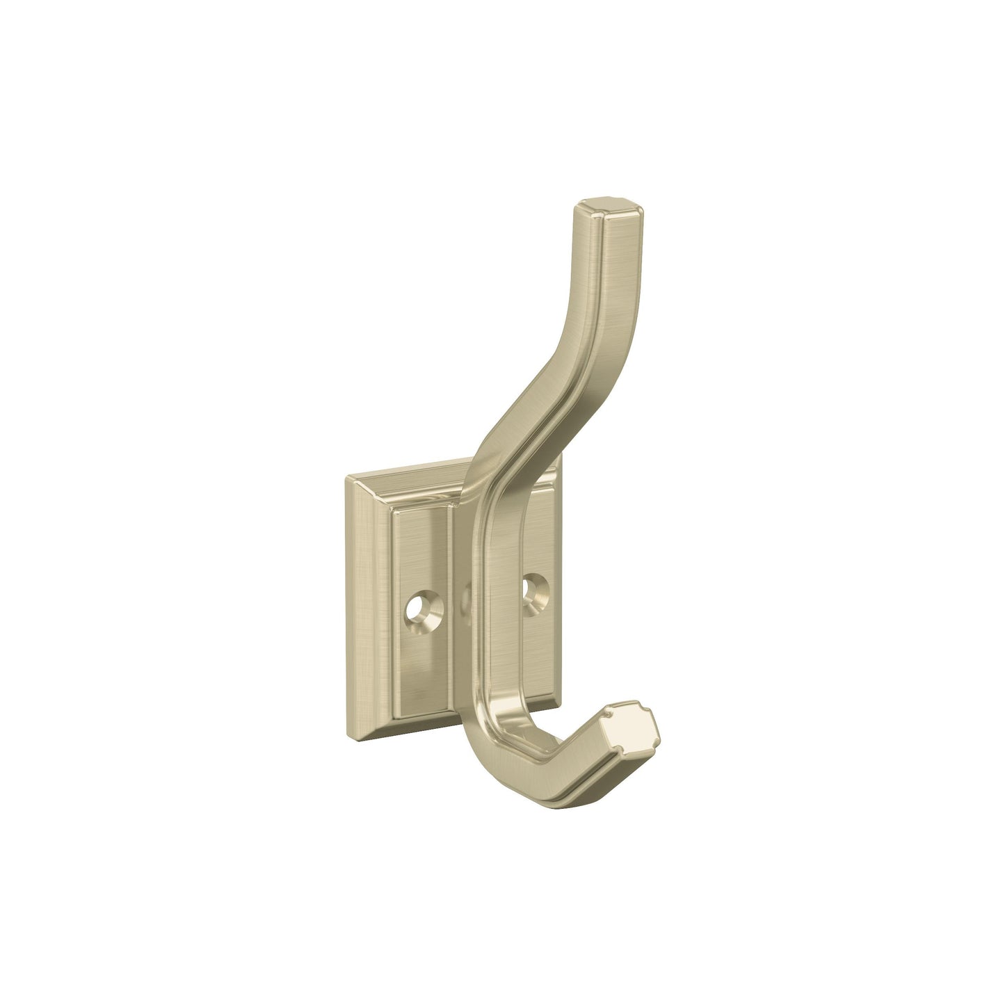 Amerock Aliso Decorative Hook - Double Prong - Golden Champagne