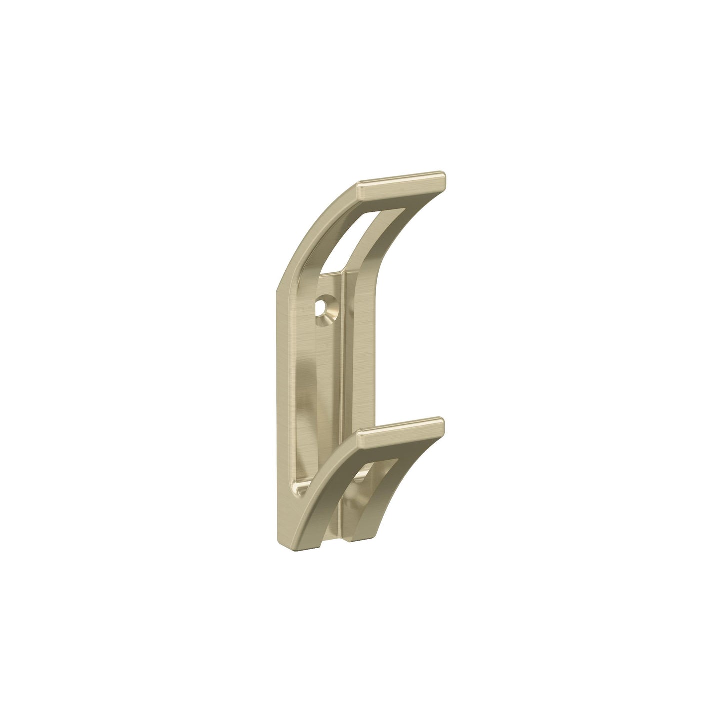 Amerock Avid Decorative Hook - Double Prong - Golden Champagne