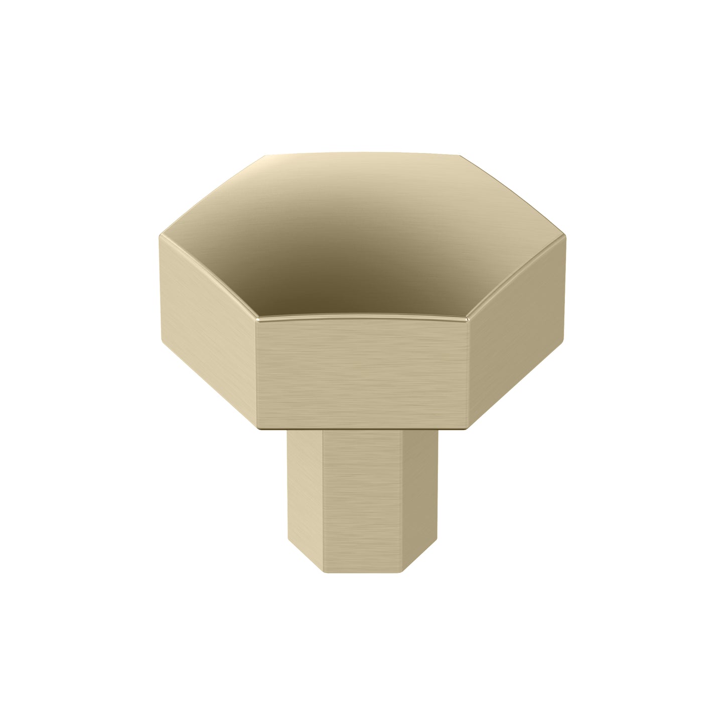 Amerock Caliber Knob - 1-1/4 inch (32mm) Diameter - Golden Champagne