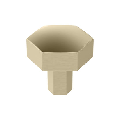 Amerock Caliber Cabinet Knob - Golden Champagne