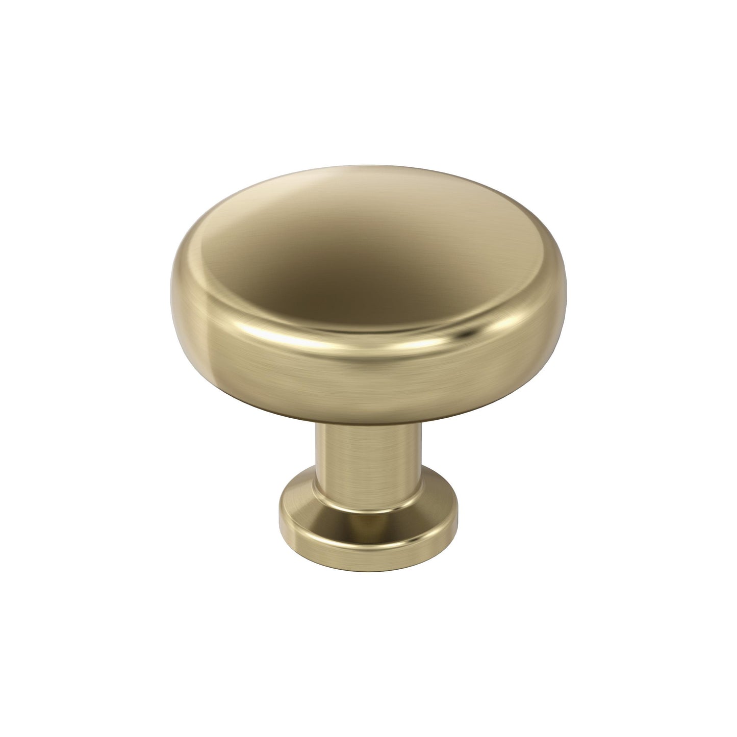 Amerock Factor Knob - 1-1/4 inch (32mm) Diameter - Golden Champagne