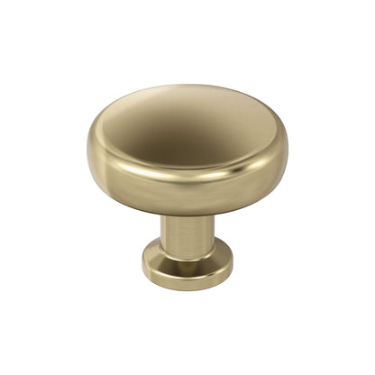 Amerock Factor Cabinet Knob - Golden Champagne