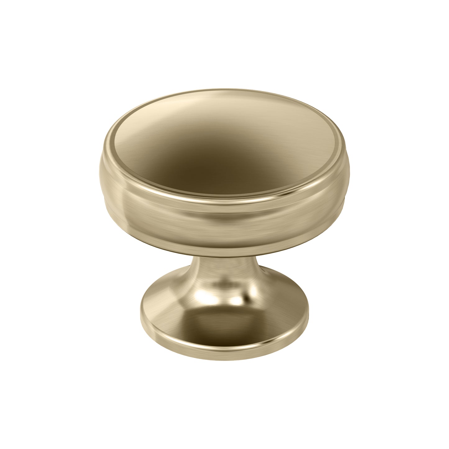 Amerock Renown Knob - 1-1/4 inch (32mm) Diameter - Golden Champagne