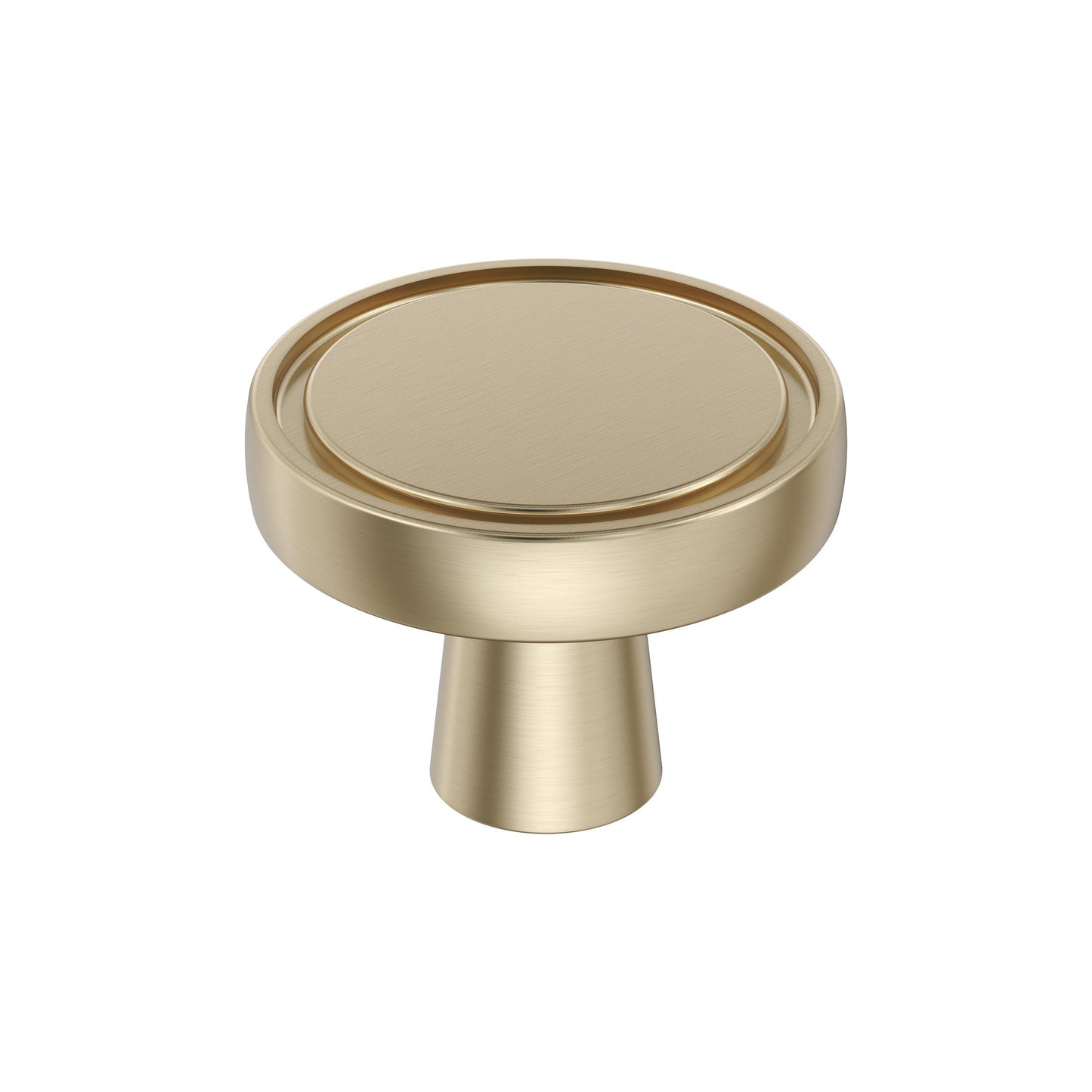 Amerock Destine Knob - 1-3/8 inch (35mm) Diameter - Golden Champagne