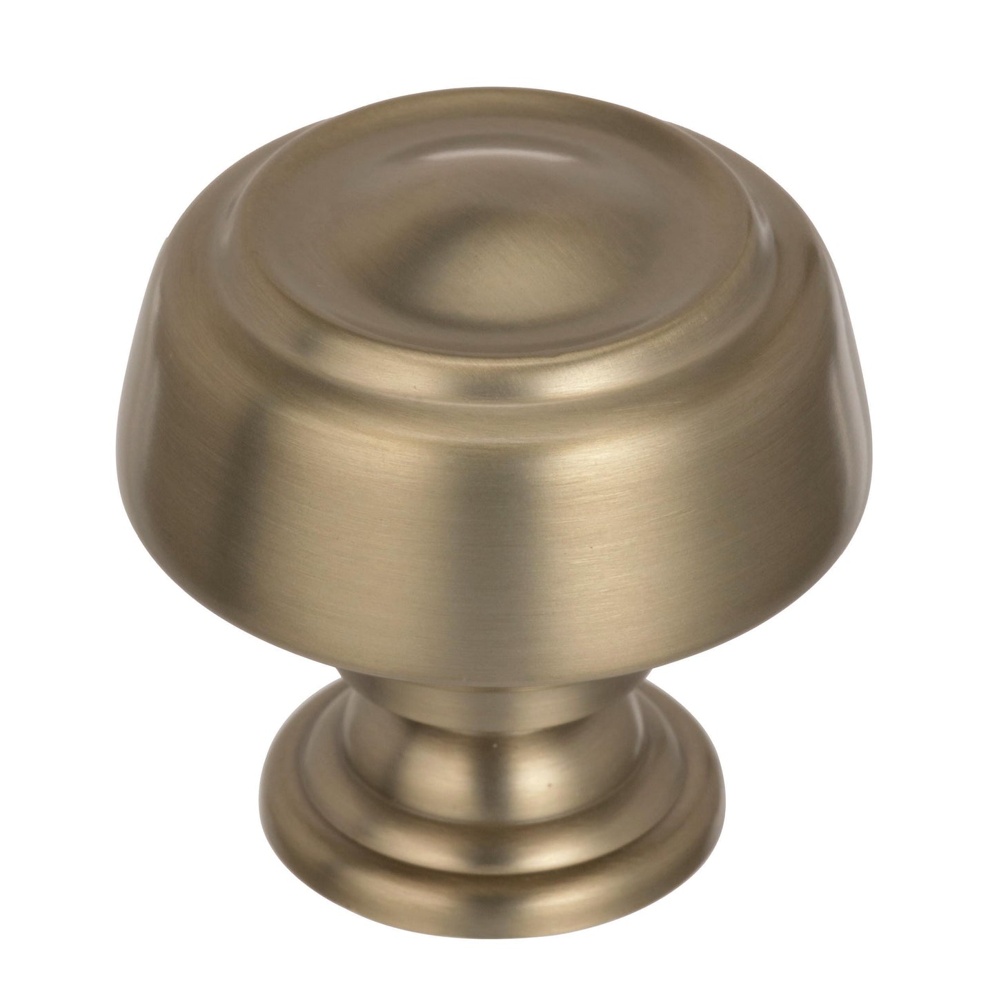 Amerock Kane Knob - 1-5/8 inch (41mm) Diameter - Golden Champagne