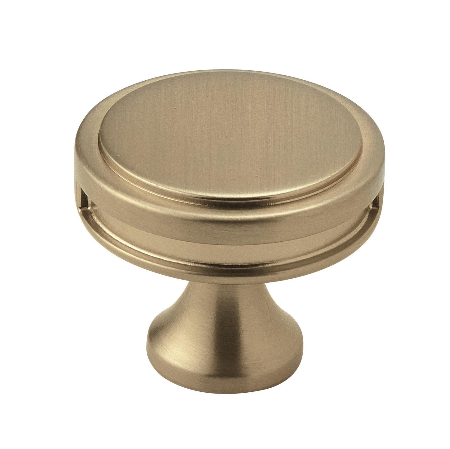 Amerock Oberon Knob - 1-3/8 inch (35mm) Diameter - Golden Champagne