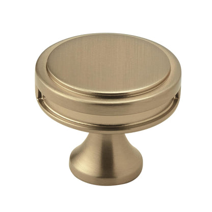 Amerock Oberon Cabinet Knob - Golden Champagne