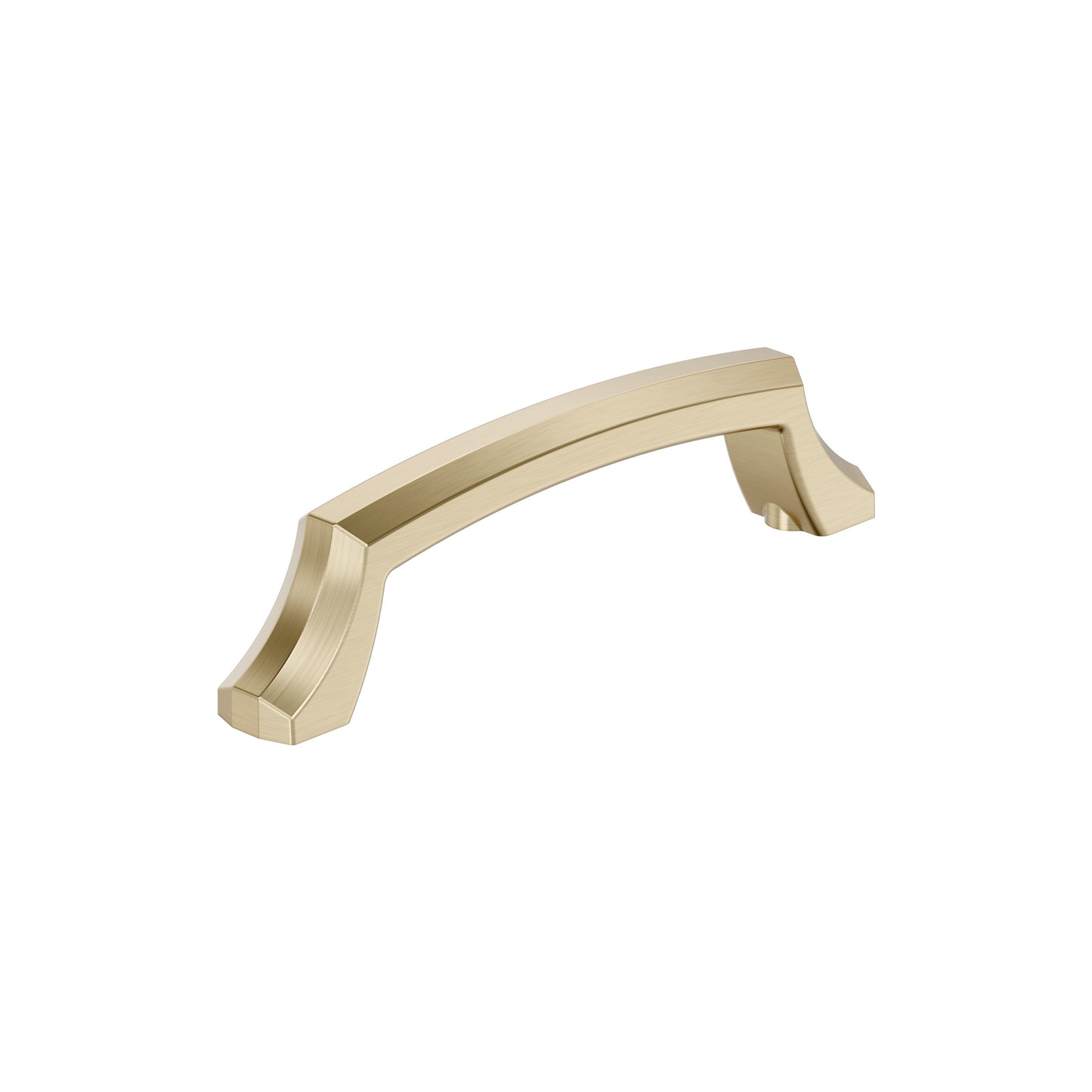 Amerock Bellamy Pull - 3-3/4 inch (96mm) CTC - Golden Champagne