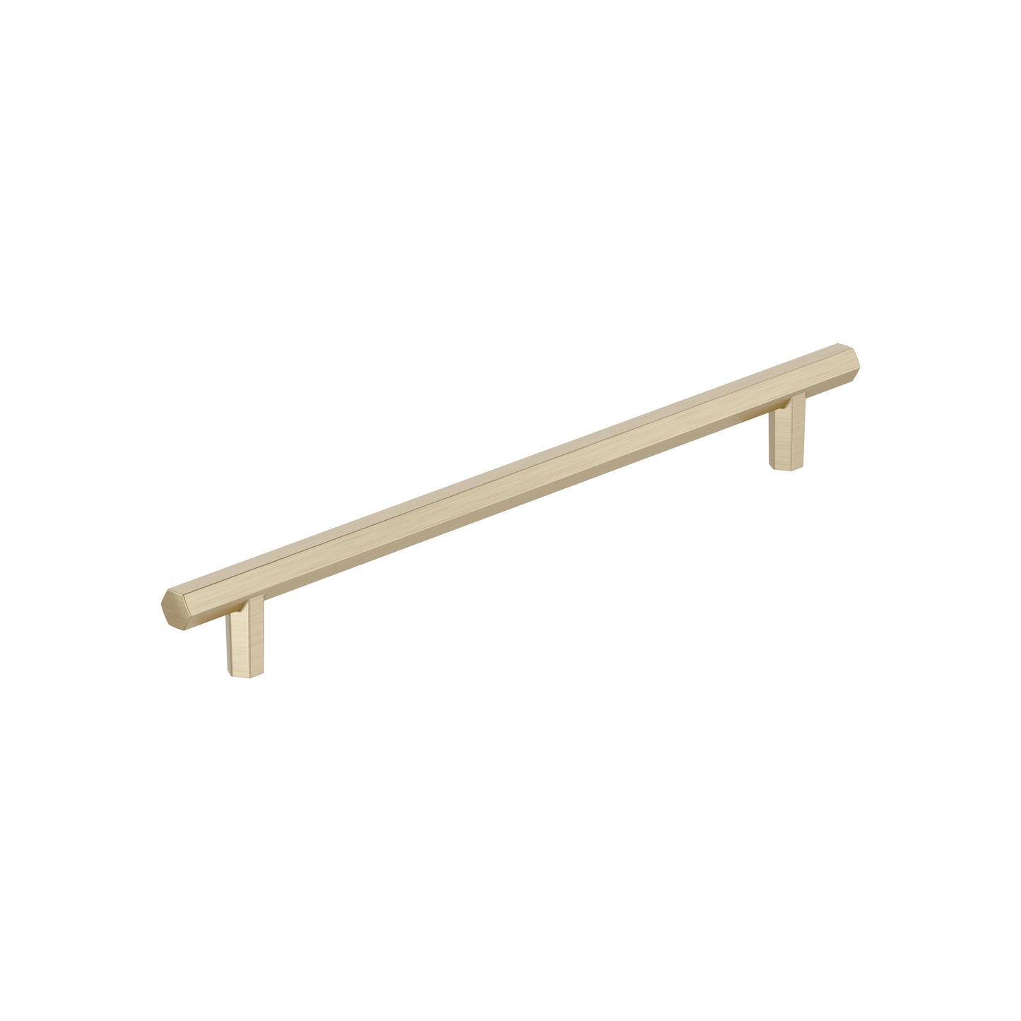 Amerock Caliber Pull - 8-13/16 inch (224mm) CTC - Golden Champagne
