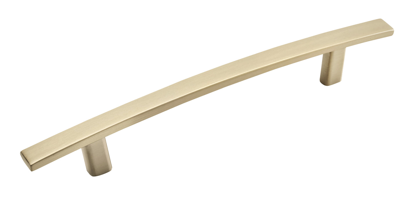 Amerock Cyprus Pull - 5-1/16 inch (128mm) CTC - Golden Champagne