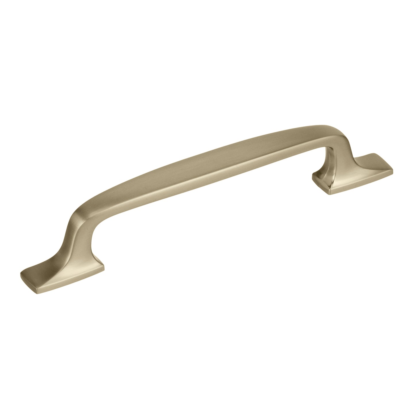 Amerock Highland Ridge Pull - 5-1/16 inch (128mm) CTC - Golden Champagne