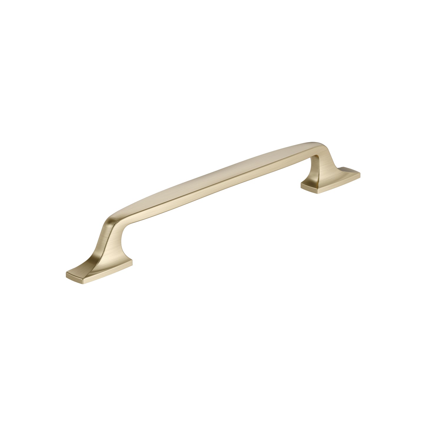 Amerock Highland Ridge Pull - 7-9/16 inch (192mm) CTC - Golden Champagne