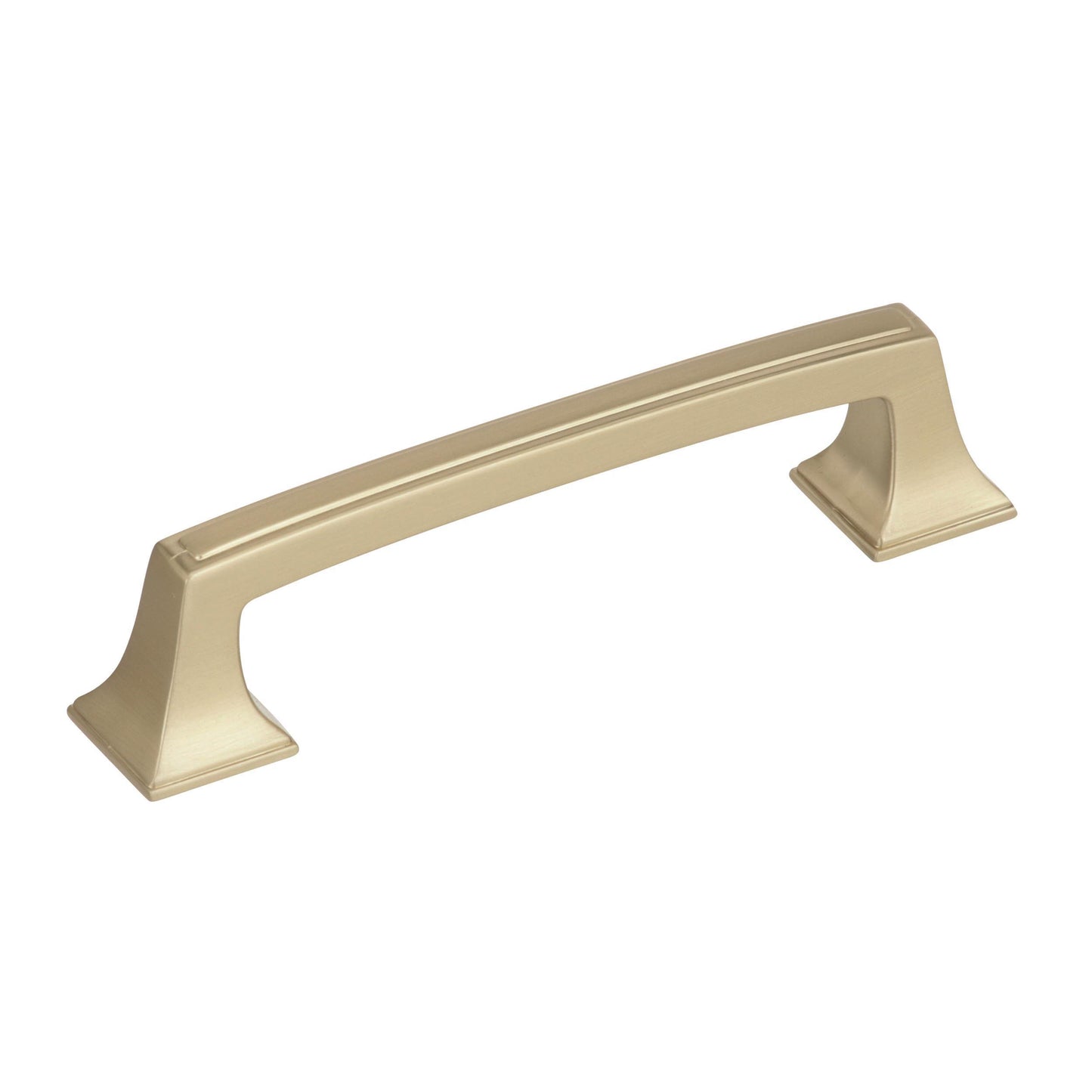 Amerock Mulholland Pull - 3-3/4 inch (96mm) CTC - Golden Champagne